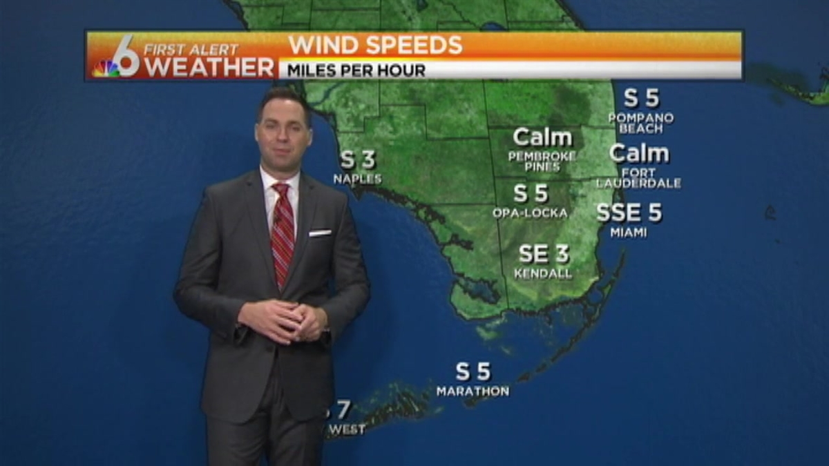 Weather: Warm, Chance For a Shower Monday
