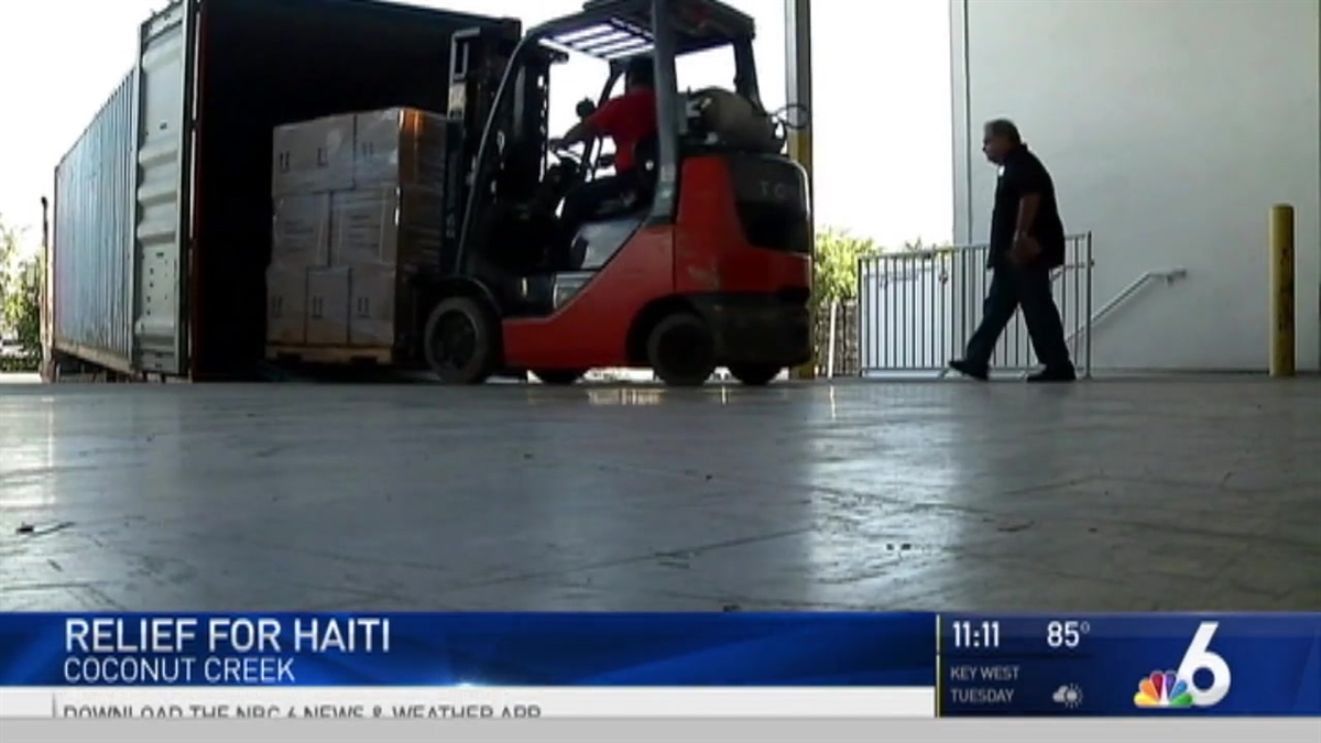 South Florida Donations Continue to Pour in For Haiti After Storm