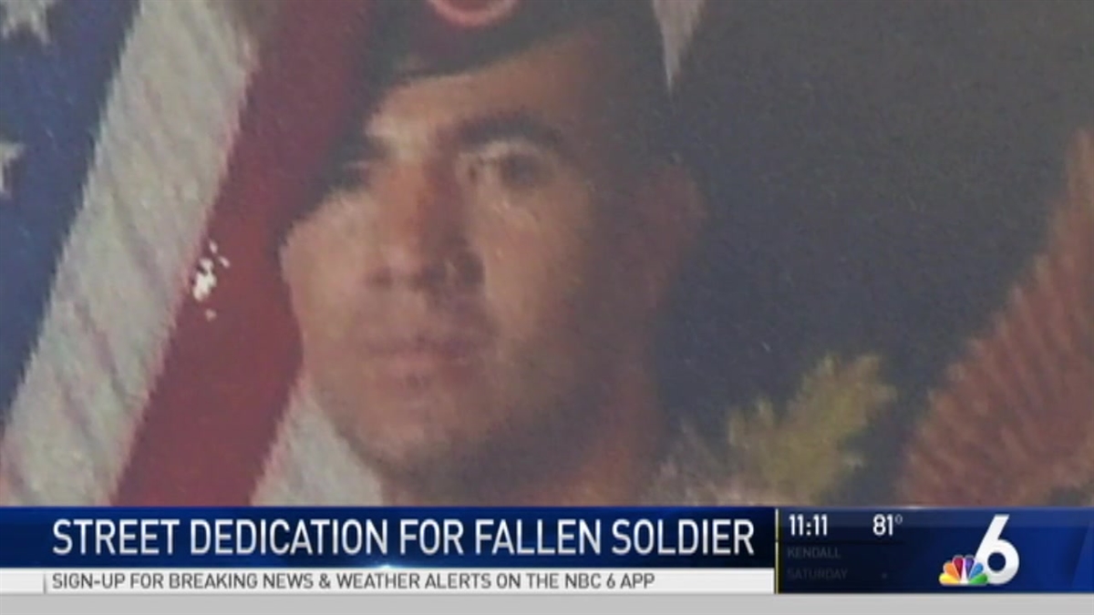 Pembroke Pines Street Dedication for Fallen Soldier