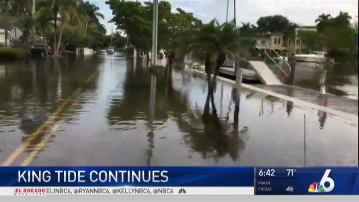 South Florida Continuing With King Tide Issue