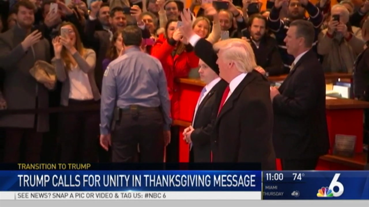 Donald Trump Spends Thanksgiving in South Florida