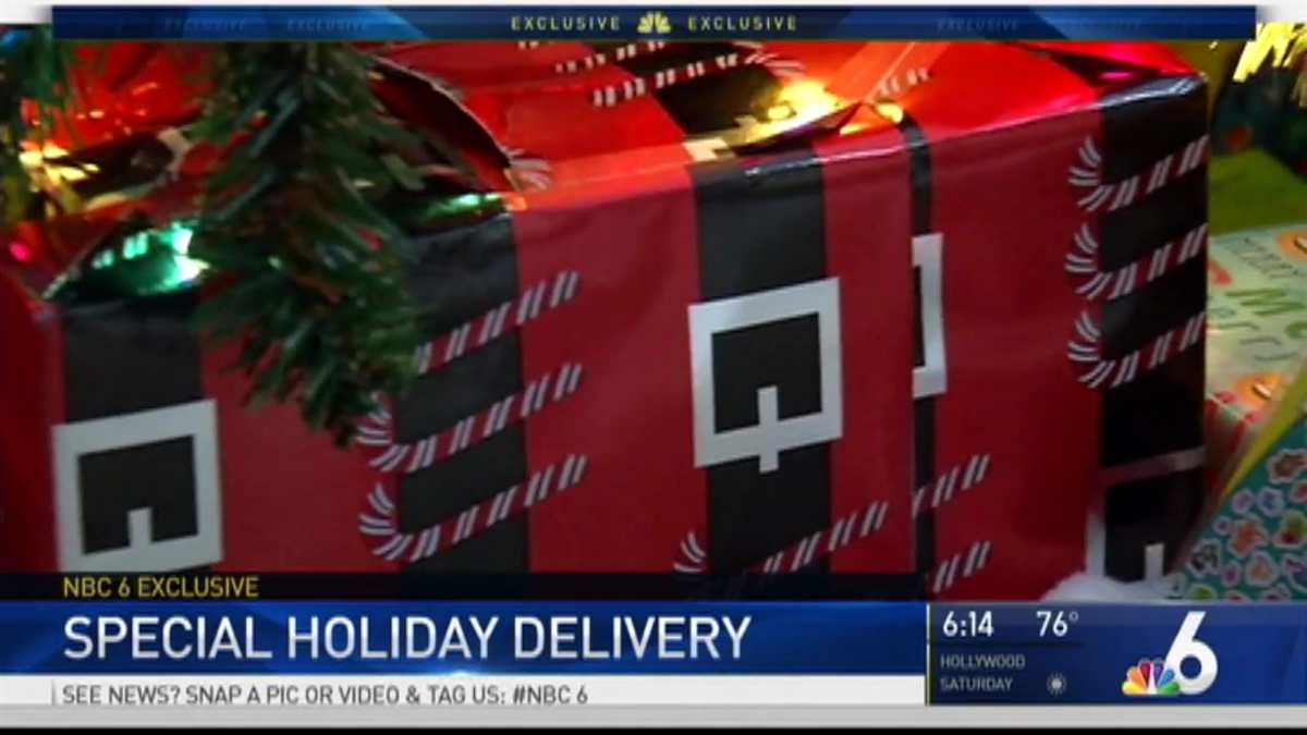 Hallandale Beach Police Make It a Merry Christmas for Family