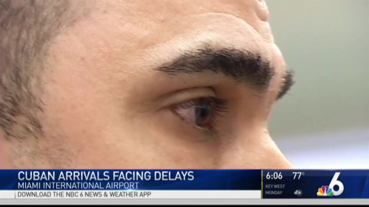 Cubans Landing at Miami International Airport Face New Delays