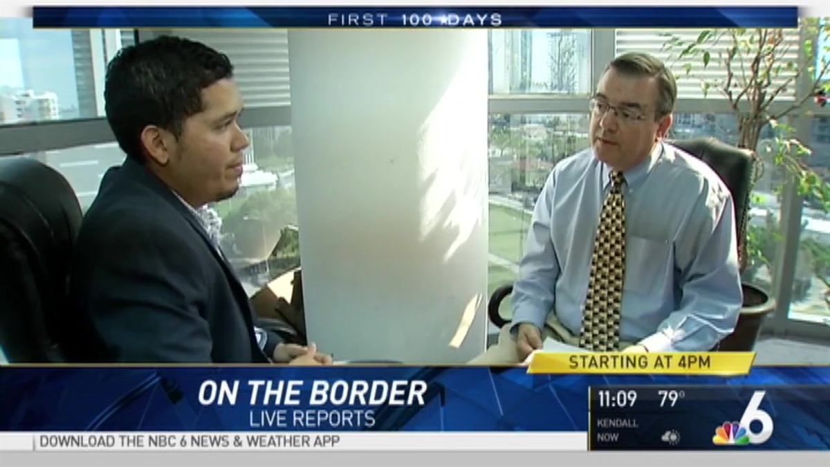 NBC 6 Takes You to The U.S.-Mexico Border as Debate Continues