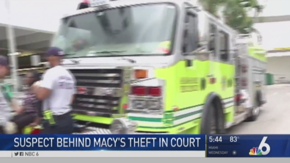 Suspect in Macy's Theft, Pepper Spray Incident in Court