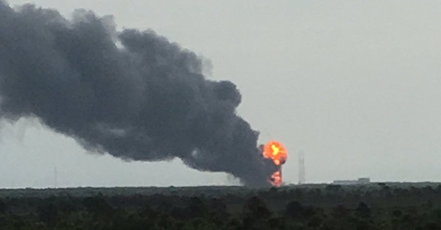 Explosion Rocks Florida SpaceX Launch Site During Rocket Test