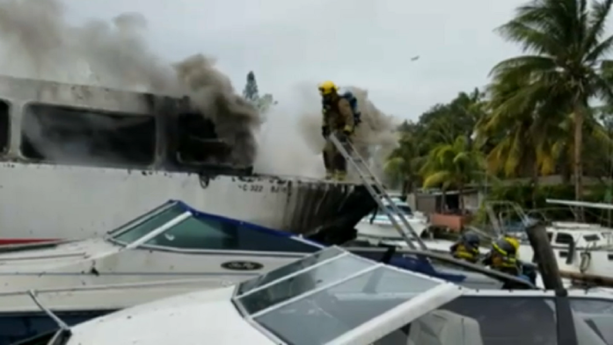 Boat Explodes in Miami River Canal, Causing Damage to Other Boats NBC