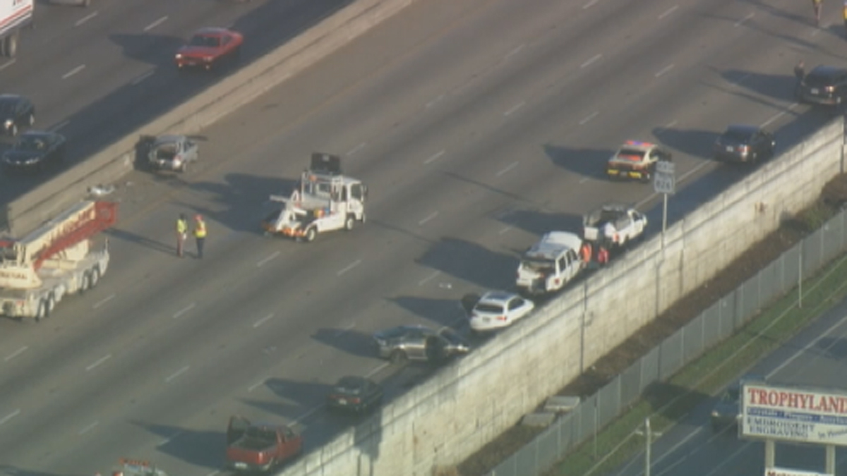 Hit and Run Sparks 17Car Crash on Palmetto Expressway FHP NBC 6