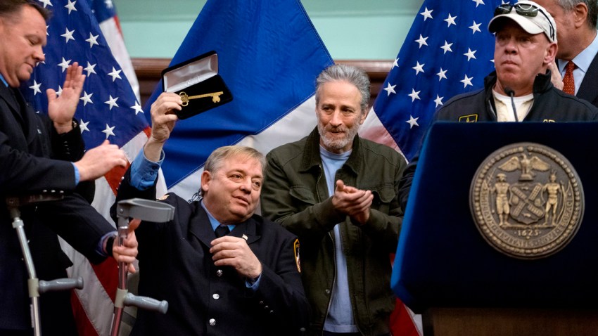 APTOPIX Sept 11 Health Jon Stewart