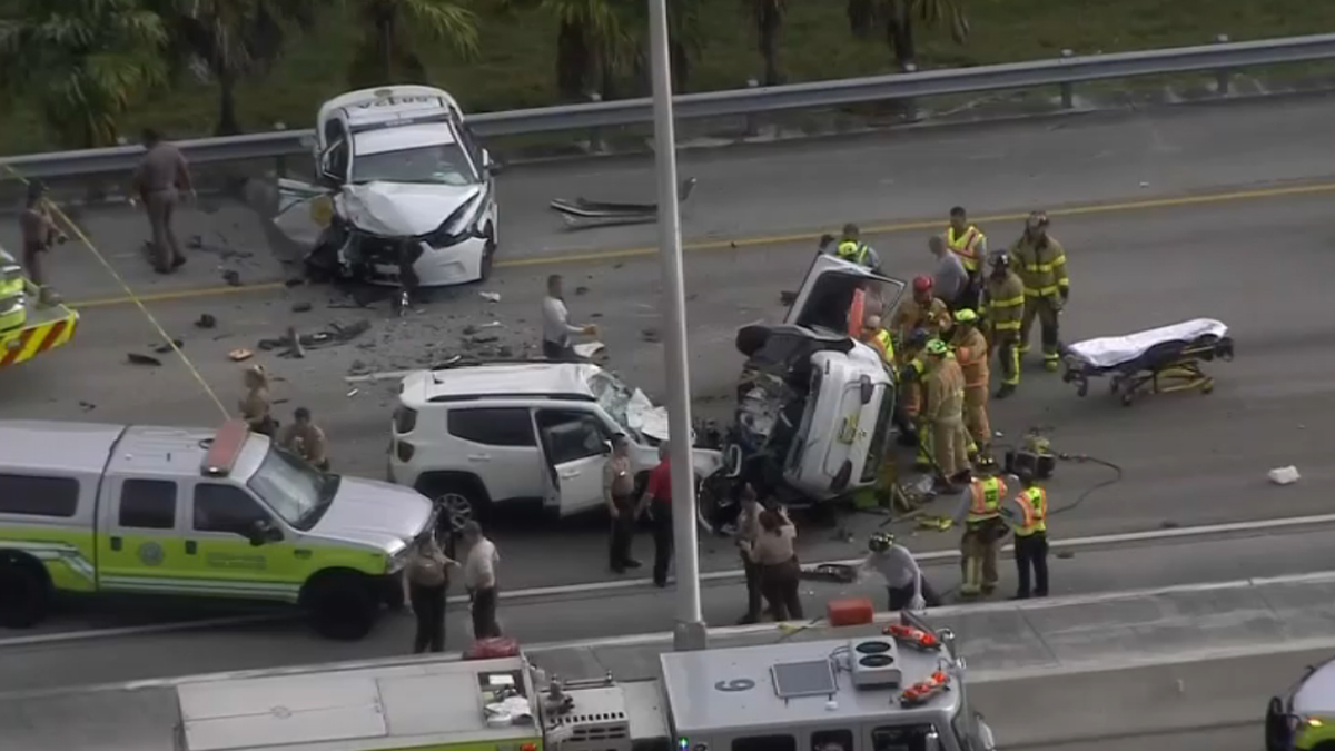 1 Dead, 3 Hurt In Wrong-Way Crash On Don Shula Expressway In Miami-Dade ...