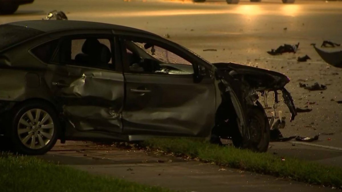 Five Hospitalized After Major Crash on Miramar Parkway NBC 6 South