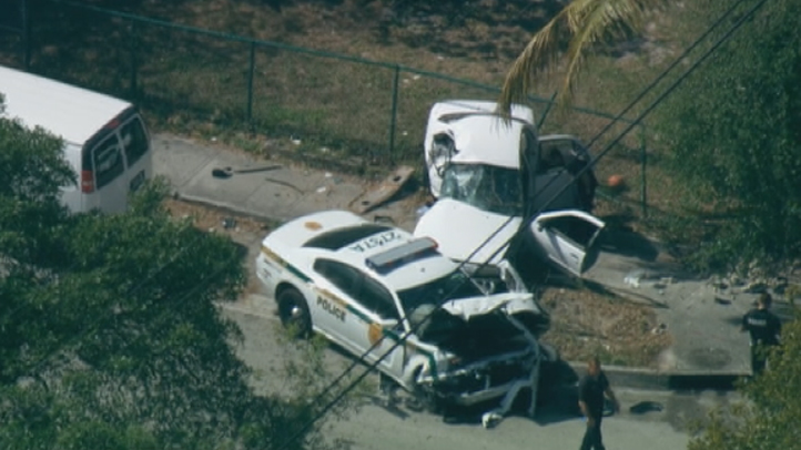 Miami-Dade Police Officer Involved in Crash With Suspect – NBC 6 South ...