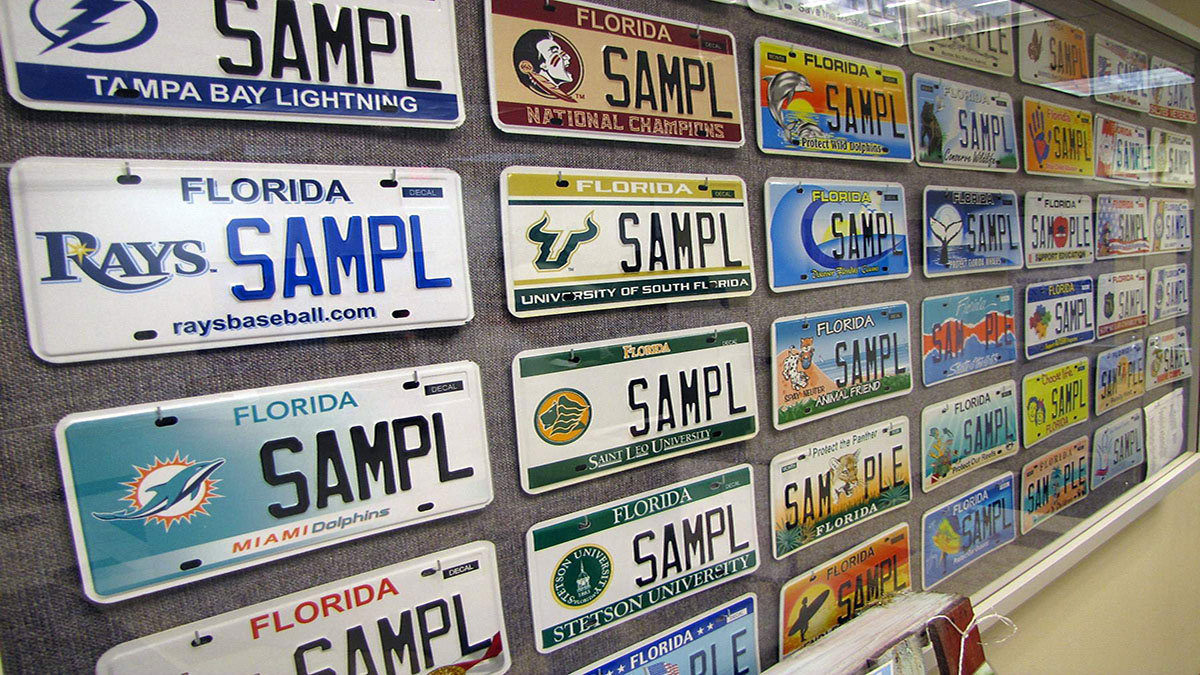 Over 20 New Specialty Florida License Plates Being Considered During