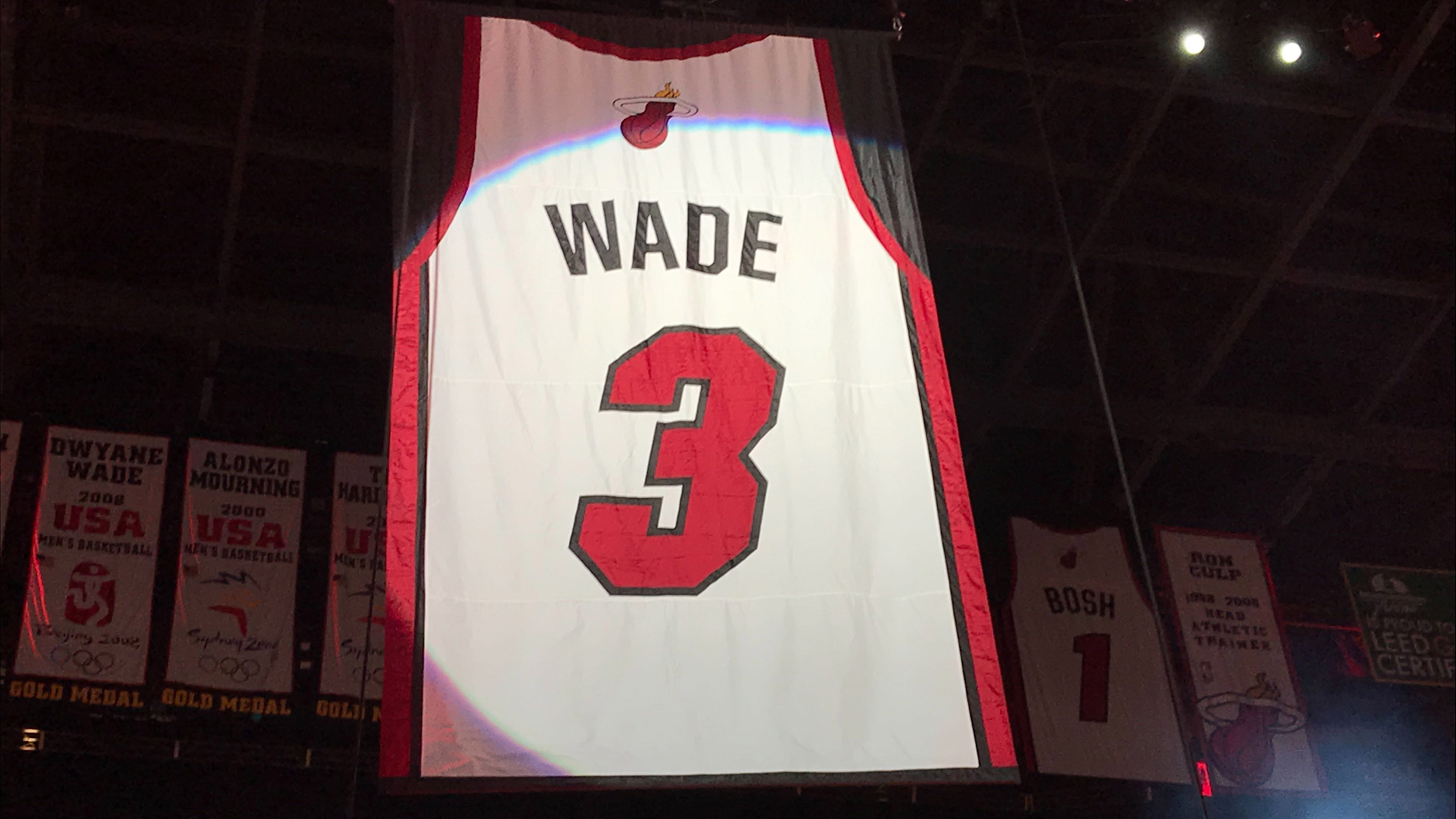 Dwyane Wade number retirement. Do we have to wait until he retires