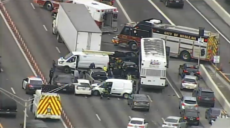 Multi Vehicle Crash Causes Traffic Nightmare On Palmetto Expressway