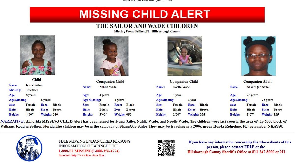 Missing Child Alert Issued for 3 Florida Girls – NBC 6 South Florida