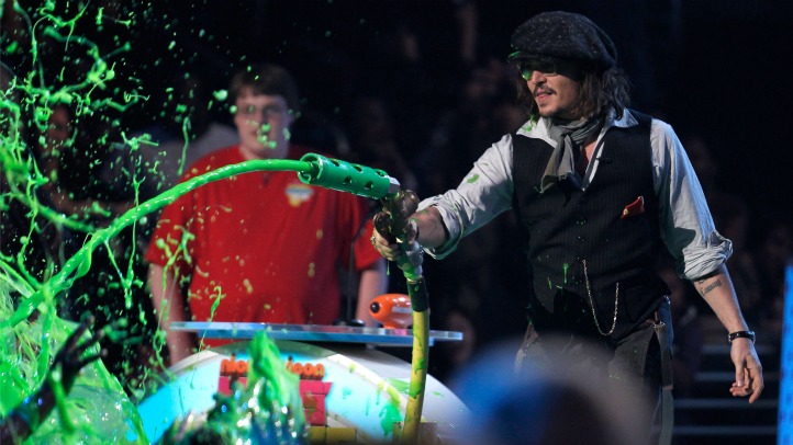 040311 Johnny Depp Kids Choice Awards