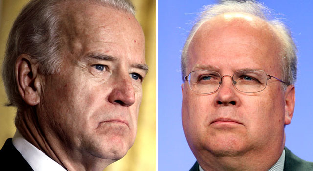 041009 Joe Biden Karl Rove split