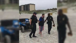 Mario Matthew Gatti was taken into custody by police on Jacksonville Beach.