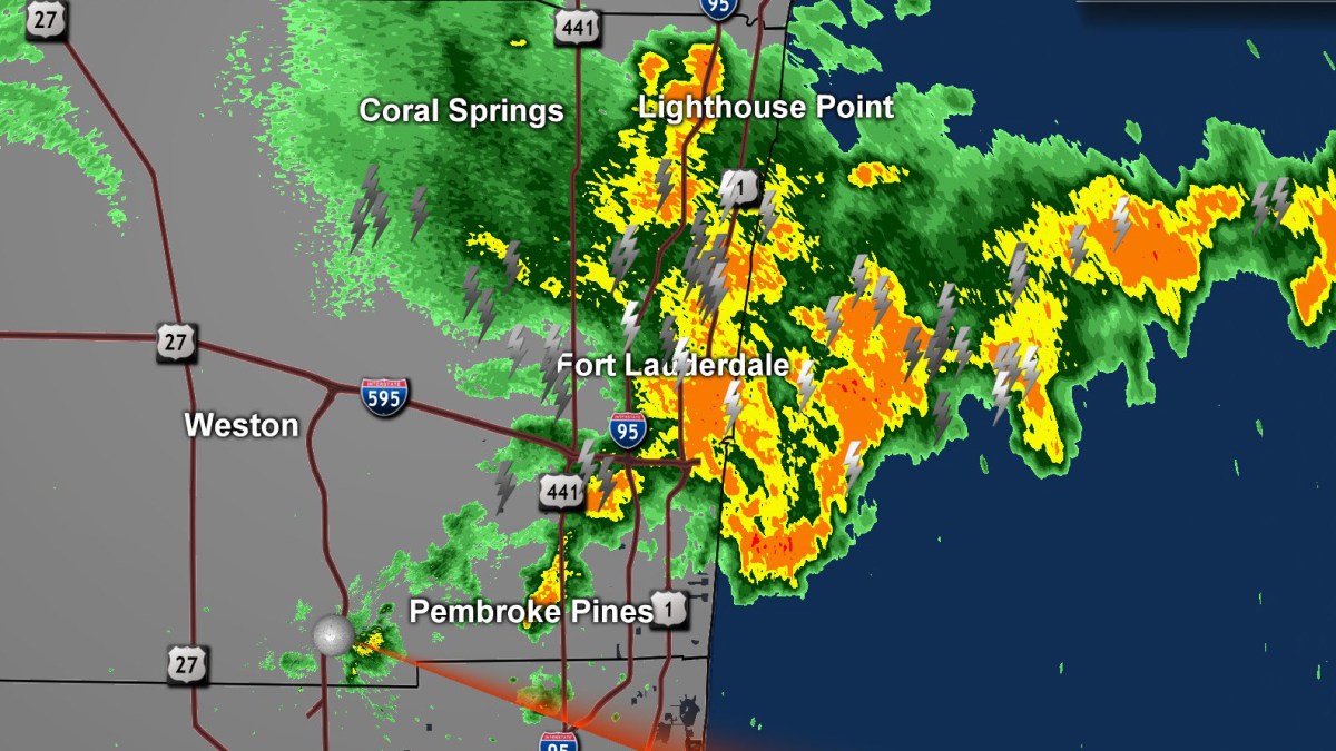 Severe Thunderstorm Warning Issued for Broward County NBC 6 South Florida