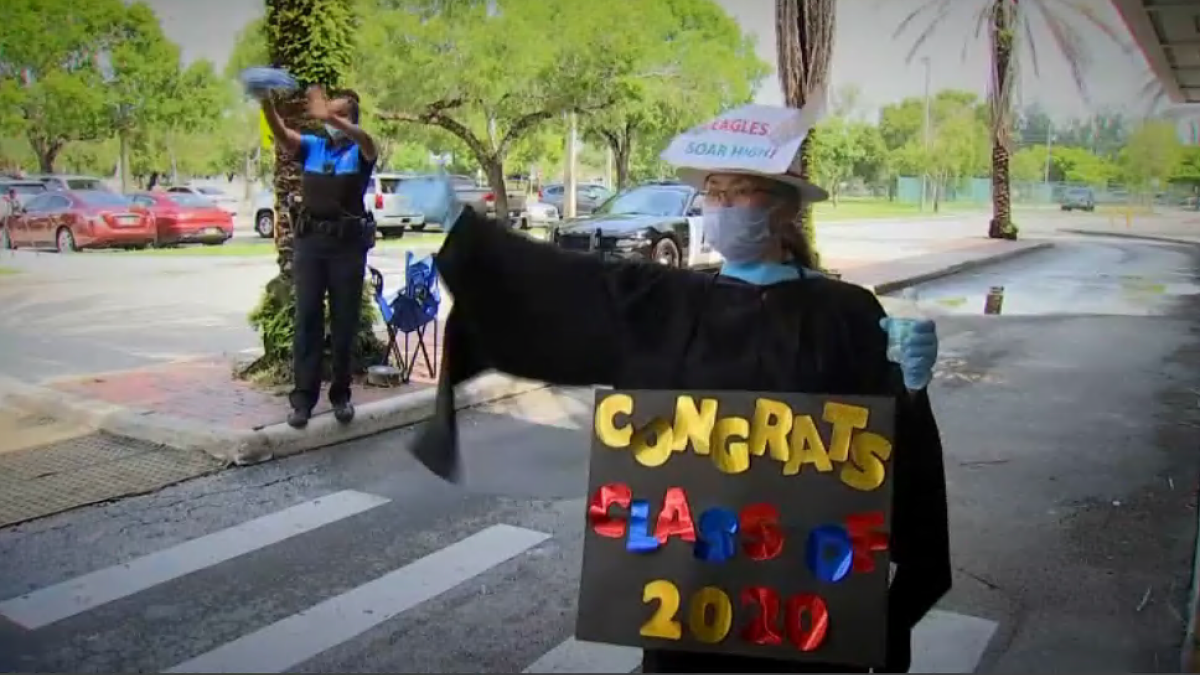 DriveThru Graduations as MiamiDade Schools Prepare for Changes in the