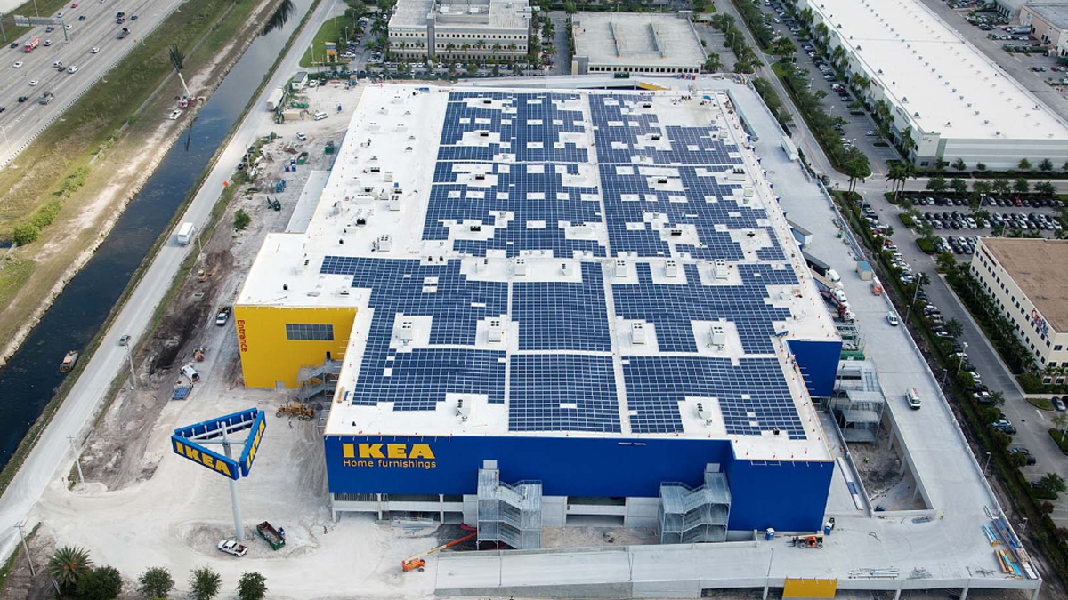 IKEA Installs Massive Solar Panel Array on MiamiDade Store NBC 6