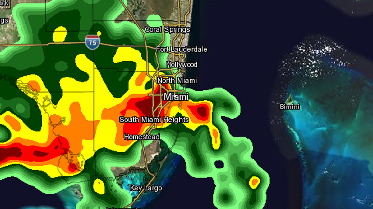 Weather Forecast Showers and Storms Thursday NBC 6 South Florida