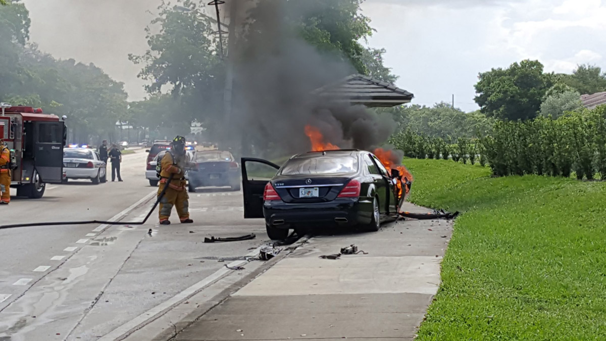 Police Chase Ends in Fiery Crash in Plantation NBC 6 Police Chase Ends in Fiery Crash in Plantation NBC 6