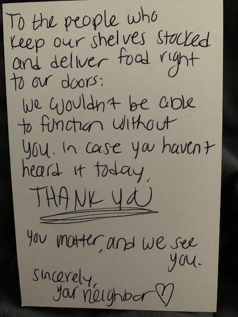 Thank You Your Messages Of Gratitude For Frontline Heroes Nbc 6 South Florida