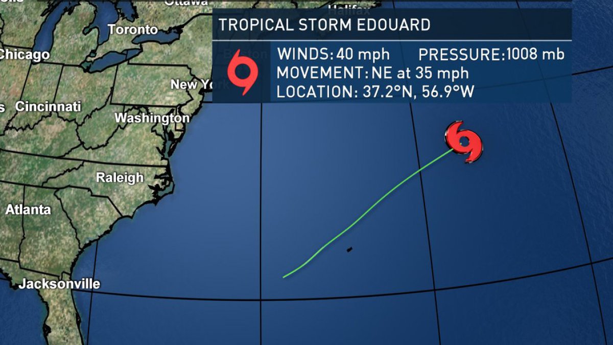 Tropical Storm Edouard Moves Through Atlantic Away From US – NBC 6 ...