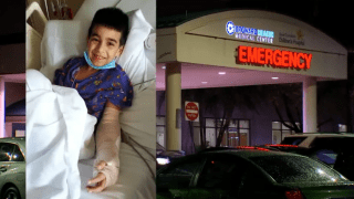 Jason, 7, was struck by a stray bullet in Fort Luaderdale on the Fourth of July, family members said.