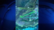 070717 Everglades FLIGHT Path Radar Image