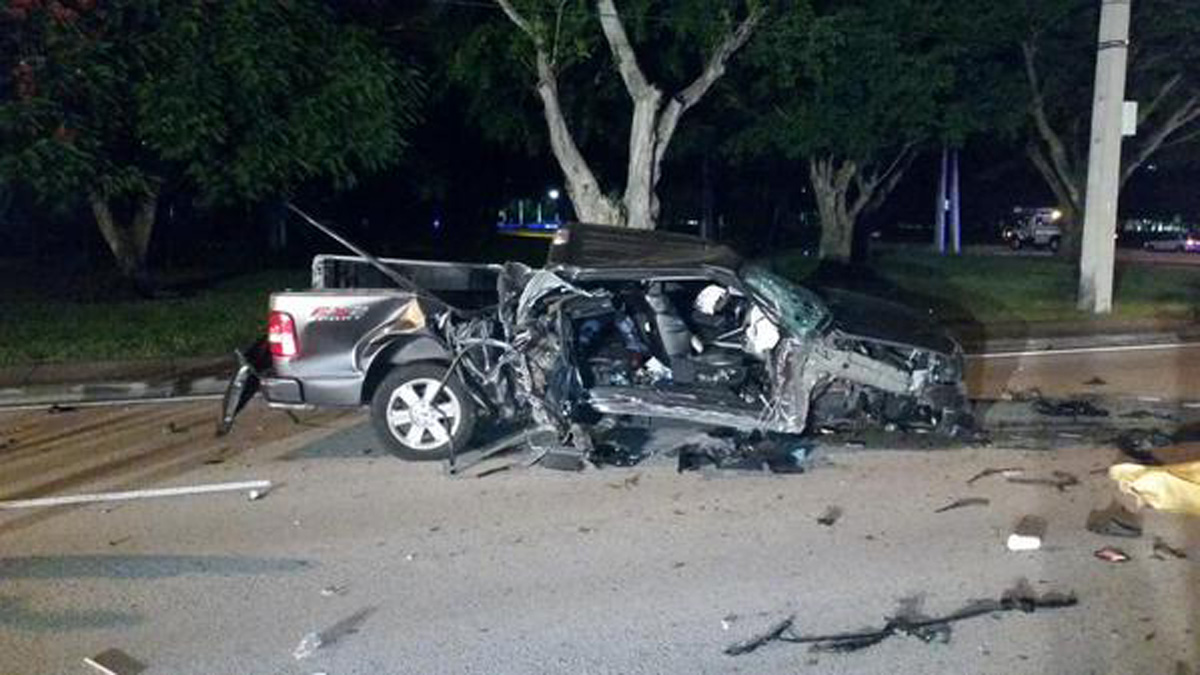 Man and Woman Killed in Plantation Crash NBC 6 South Florida