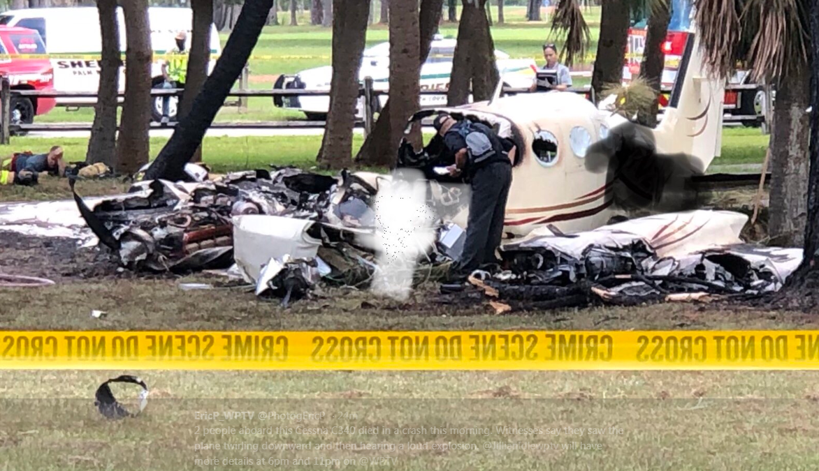 Two Dead After Twin Engine Plane Crash in Palm Beach County NBC 6 South Florida