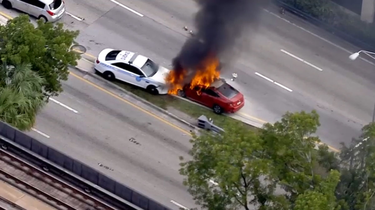 Officer and Suspect Injured After Police Chase Ends in