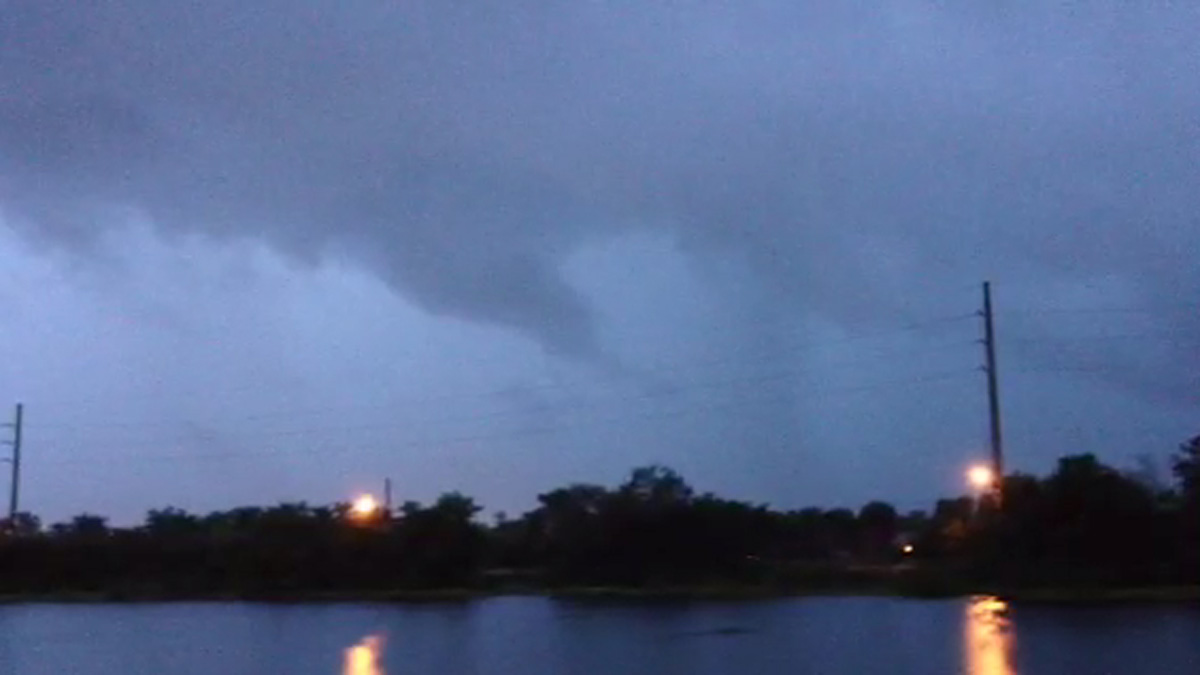 Video Funnel Cloud in Pembroke Pines Wednesday NBC 6 South Florida