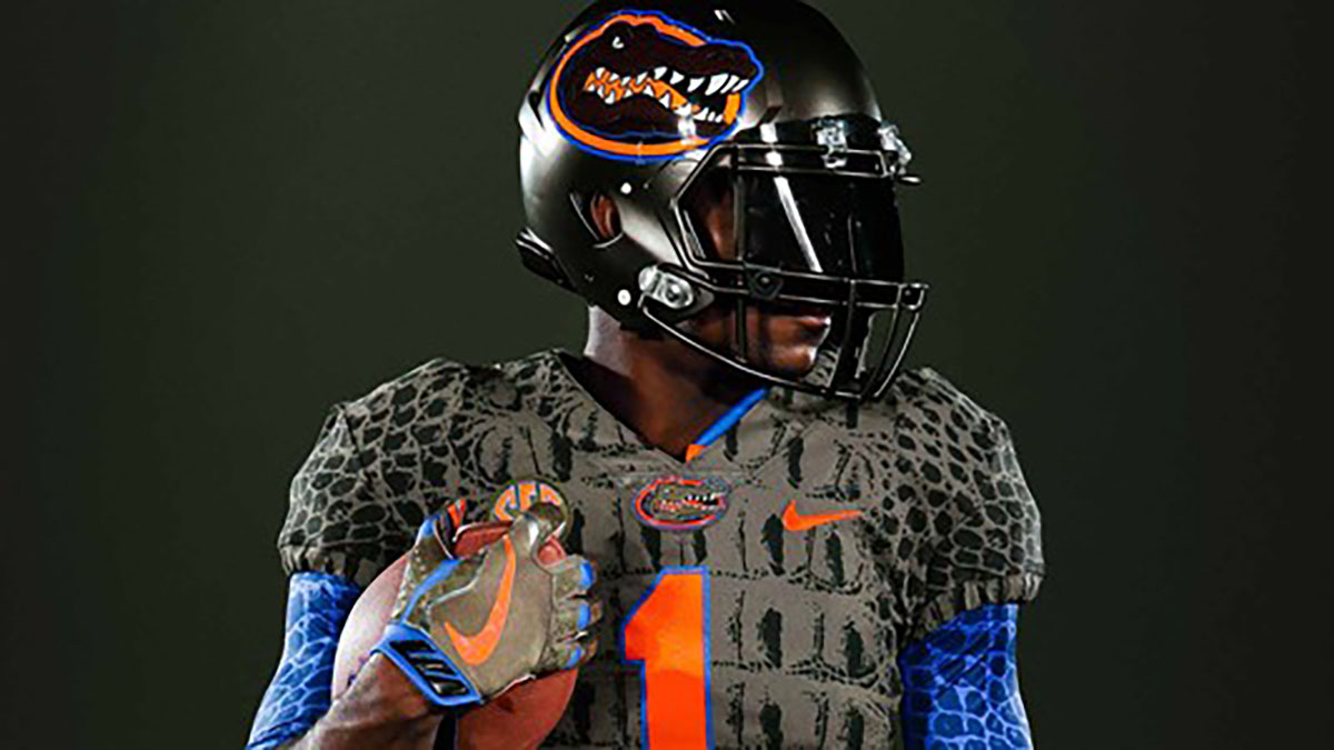 Florida, Nike Unveil Football Uniform Designed to Look Like Alligator