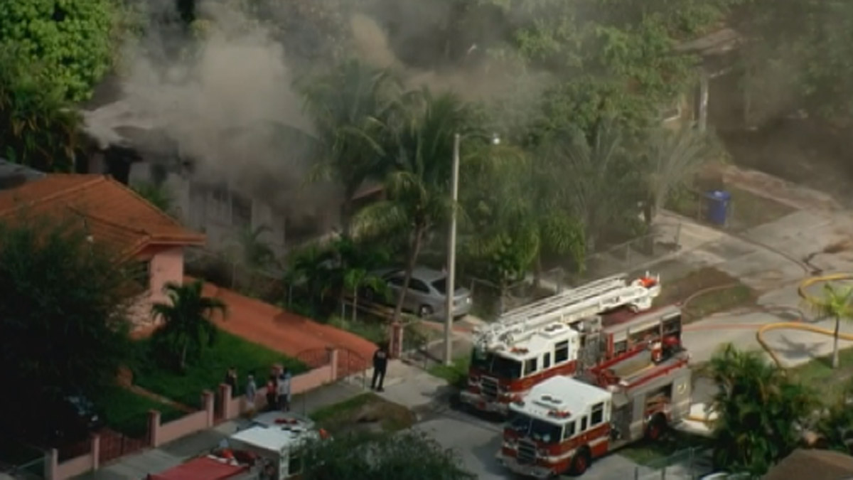 Fire Damages Home in Miami NBC 6 South Florida