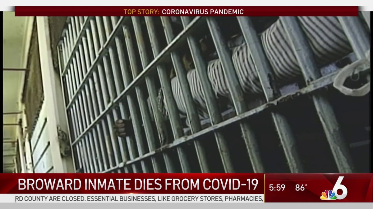 Broward Inmate Dies From COVID19 NBC 6 South Florida