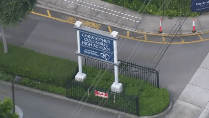 Christopher Columbus High School, St. Brendan Elementary  placed on lockdown: Officials