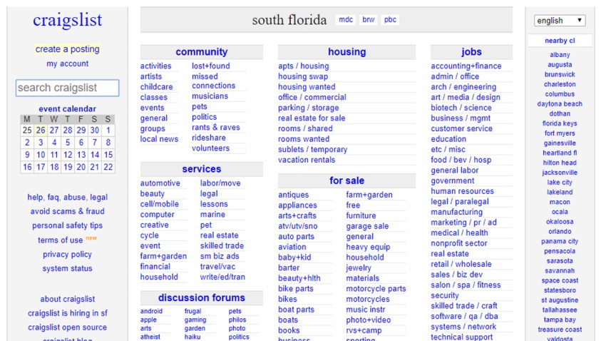 Craigslist sarasota florida jobs 