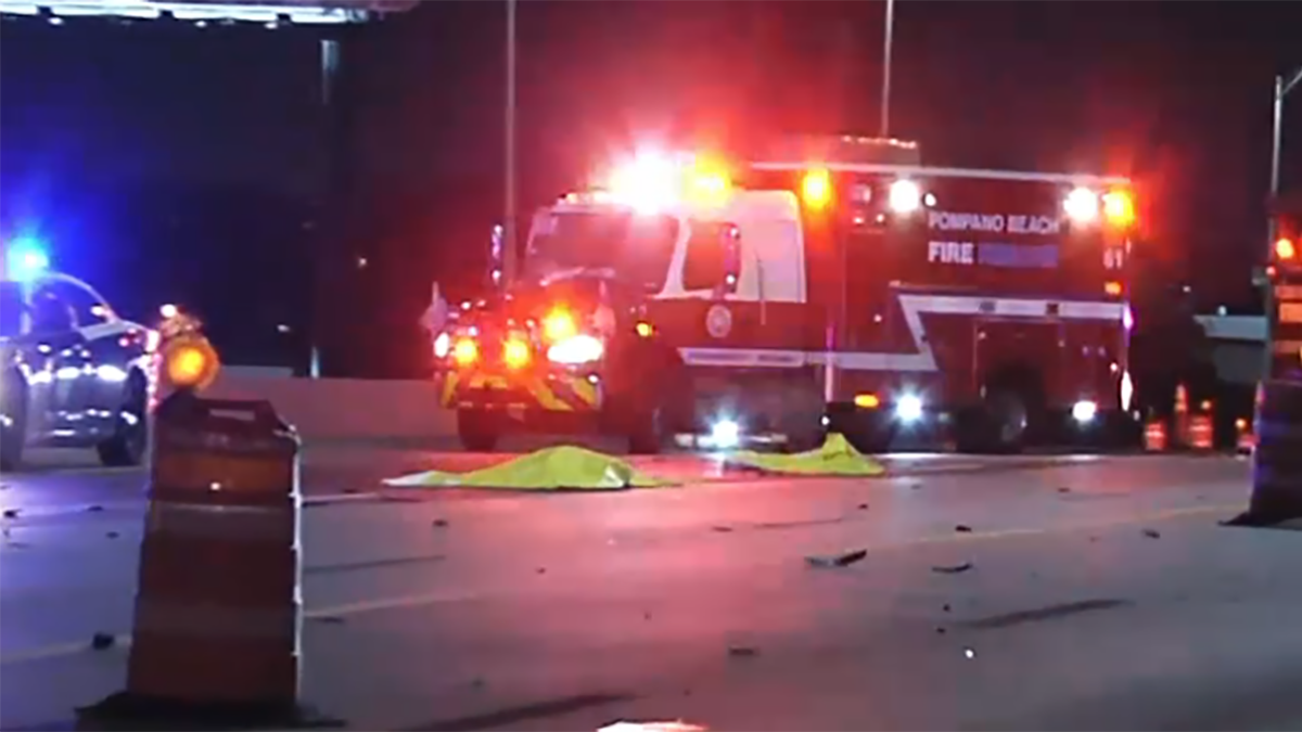 Southbound Lanes Of I 95 Reopen In Pompano Beach After Woman Fatally Struck By Car Nbc 6 South 6041