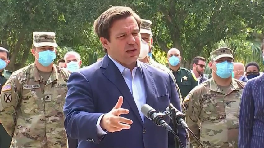 DeSantis Gives Update on COVID-19 Testing, Unemployment in Florida