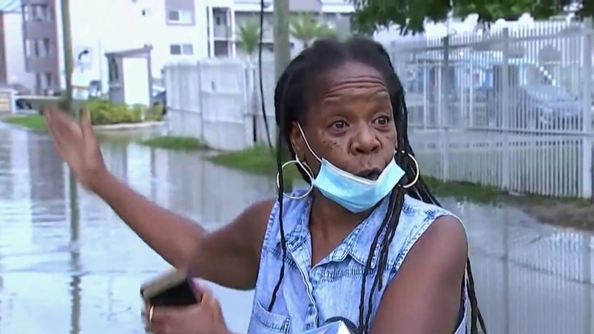 Residents Deal With Flooding at Opalocka Apartment Building NBC 6
