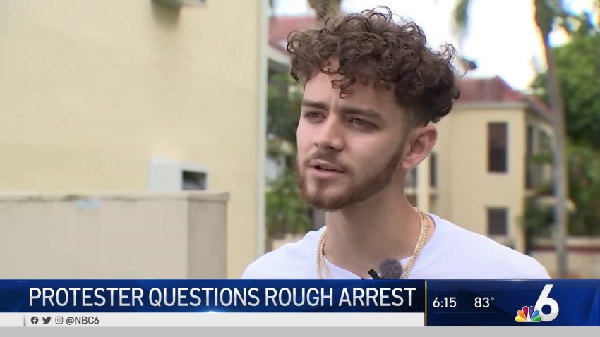 Protester Questions Rough Arrest