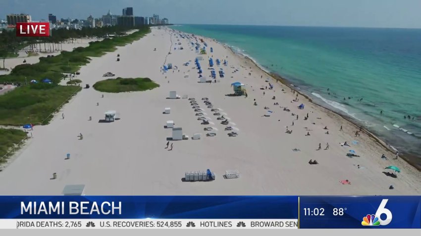 Drone 6 Shows Views of Miami Beach After Reopening