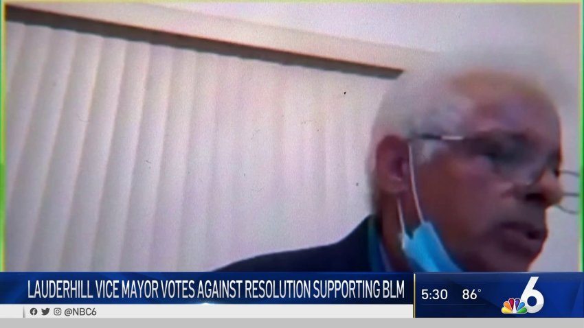 Lauderhill Vice Mayor Votes Against Resolution Supporting BLM