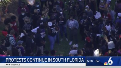 Protests Continue in South Florida
