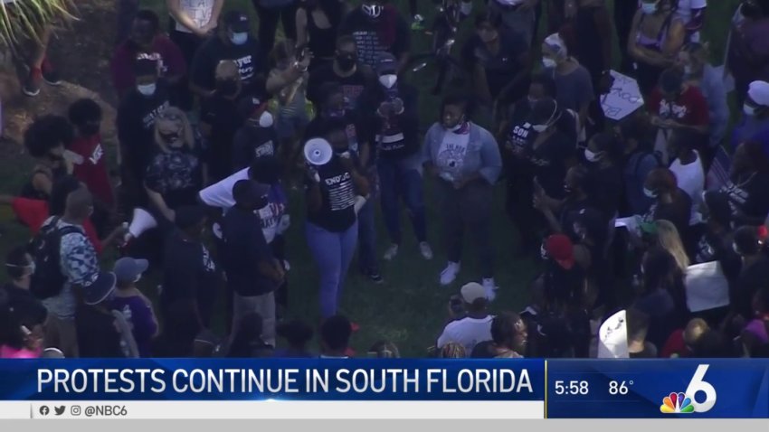 Protests Continue in South Florida