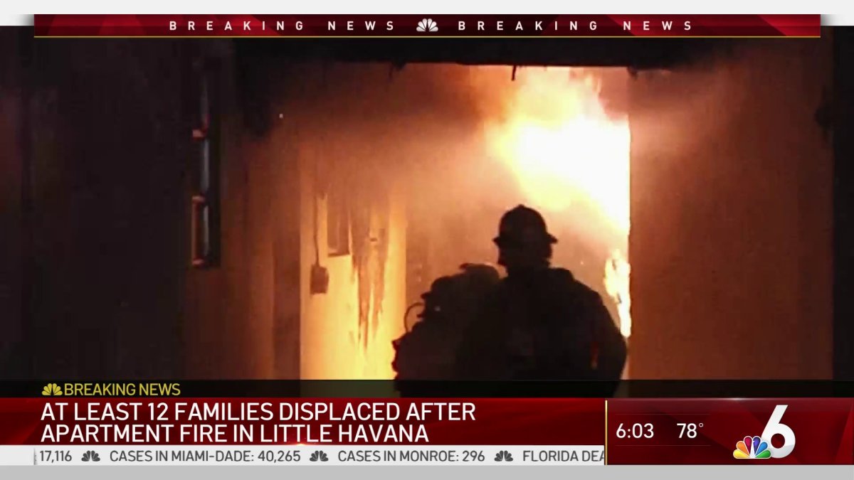 Families Displaced After Apartment Fire in Little Havana – NBC 6 South ...